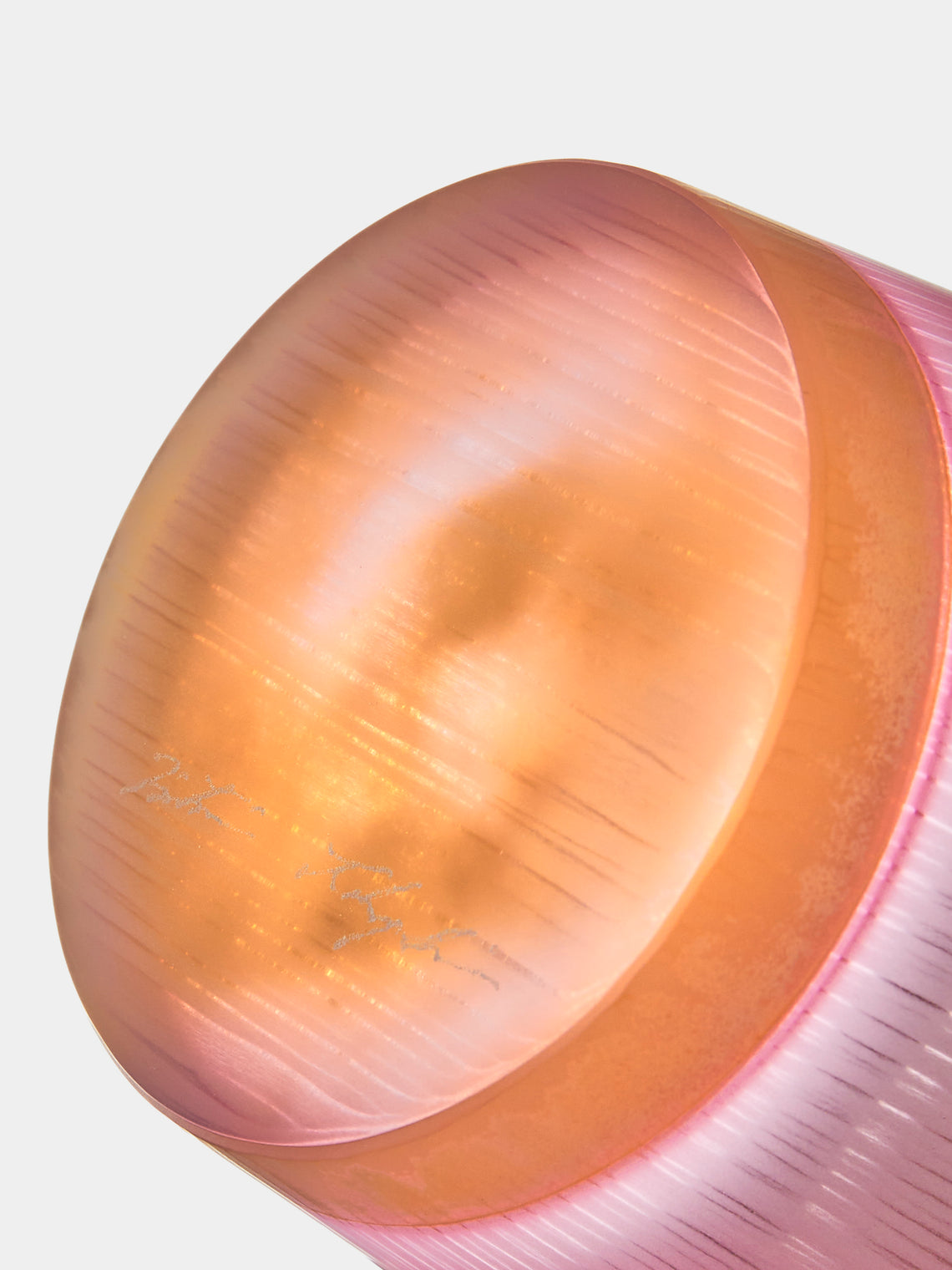 Takeyoshi Mitsui - Silence Hand-Blown Glass Tumblers (Set of 2) - Pink - ABASK