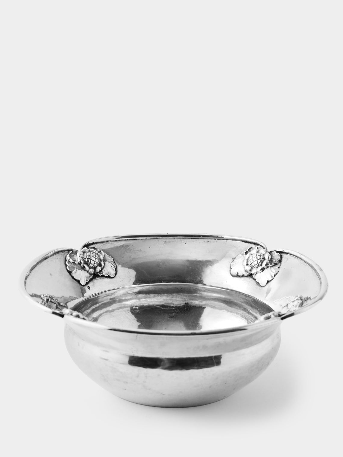 Antique and Vintage - | Set of 2 | Early-20th-Century Georg Jensen Sterling Silver Bowls - Silver - ABASK