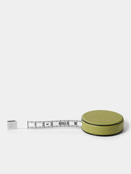 Giobagnara - Leather Pocket Roller Tape Measure - Green - ABASK - 