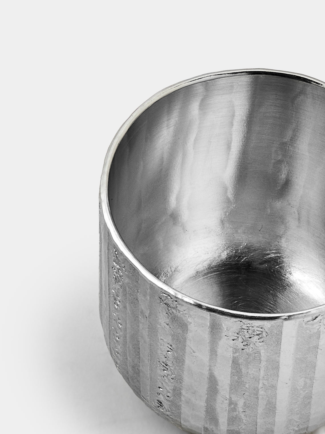 Seikado - Guinomi Pewter Sake Cup - Silver - ABASK
