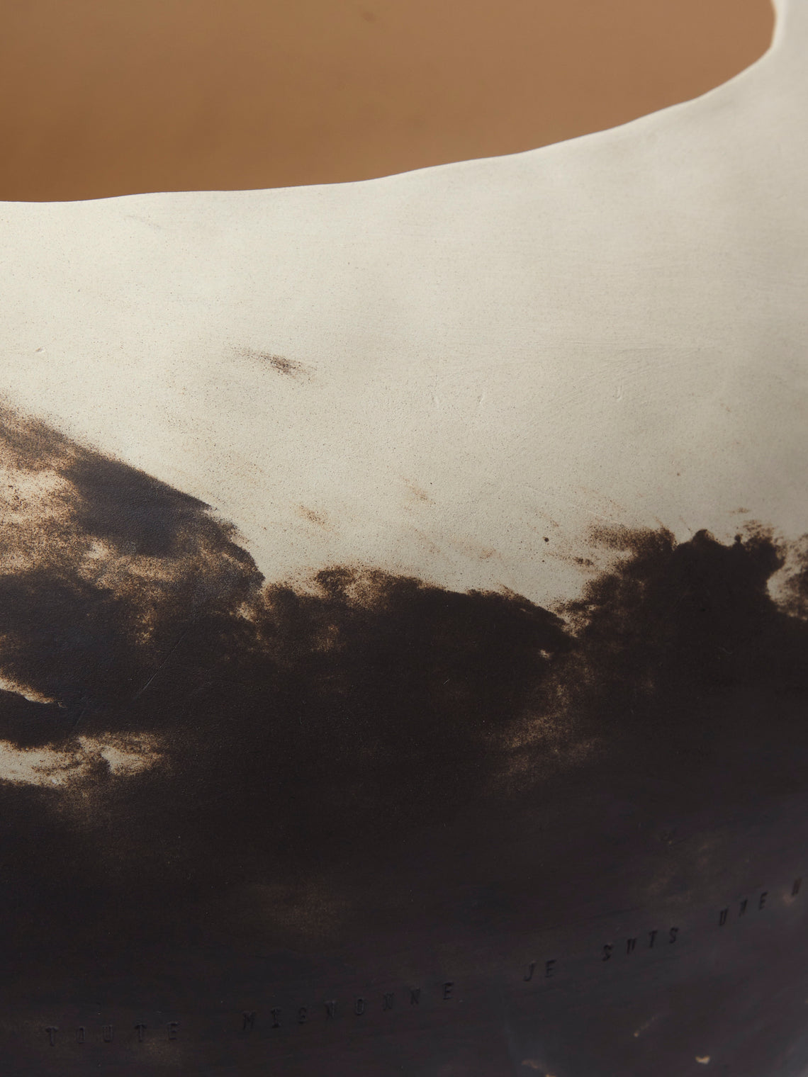 Sara Bergami - Hand-Formed Stoneware Vase - White - ABASK