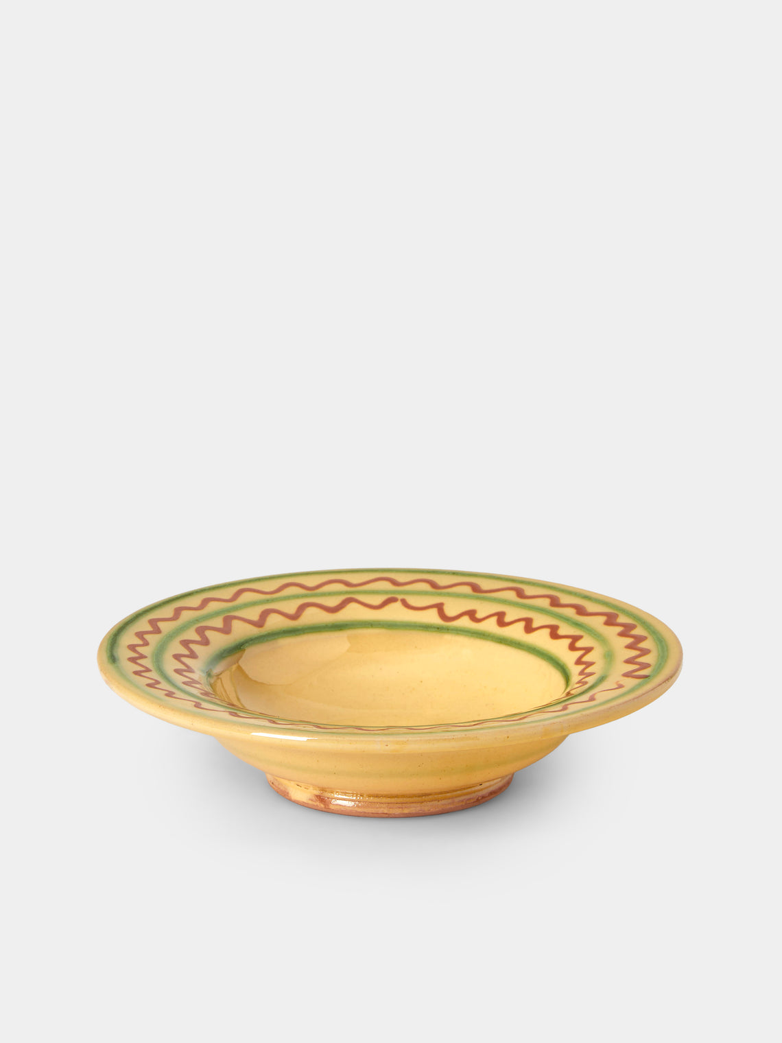 Poterie de Cliousclat - Hand-Painted Slipware Small Bowls (Set of 4) - Beige - ABASK - 
