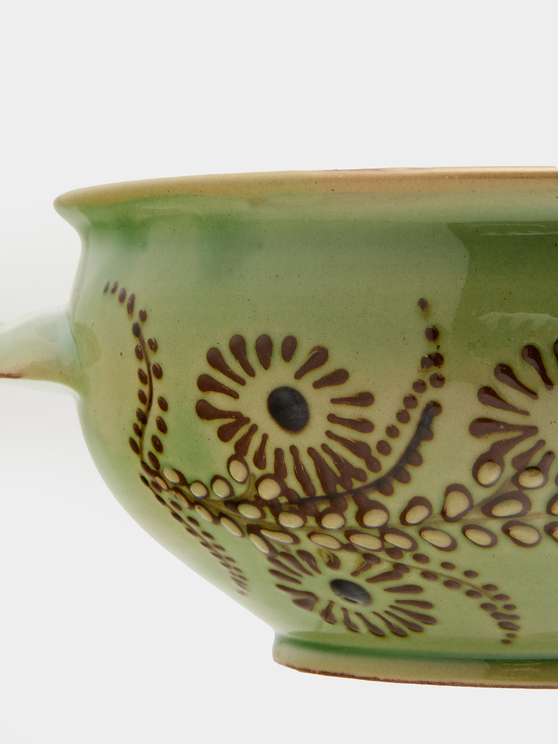 Poterie d’Évires - Flowers Hand-Painted Ceramic Soup Bowls (Set of 4) - Multiple - ABASK