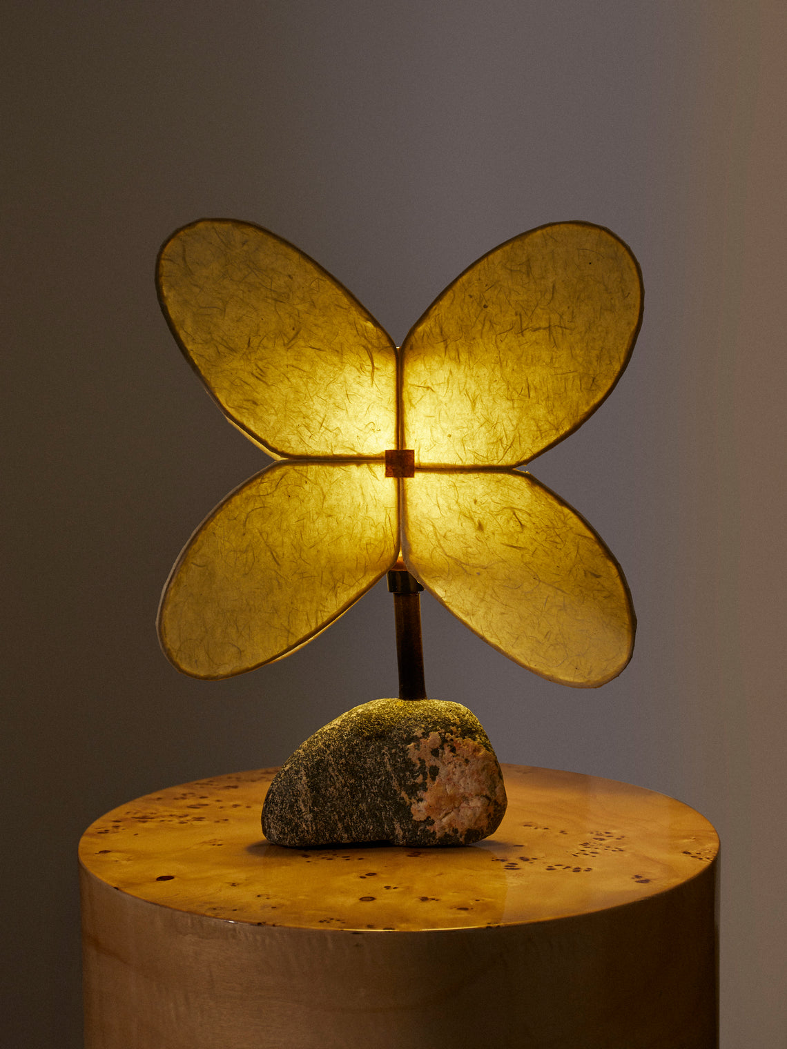 Yuxuan Huang - Dream Catcher Tai Mountain Rock and Kozo Paper Table Lamp - Multiple - ABASK