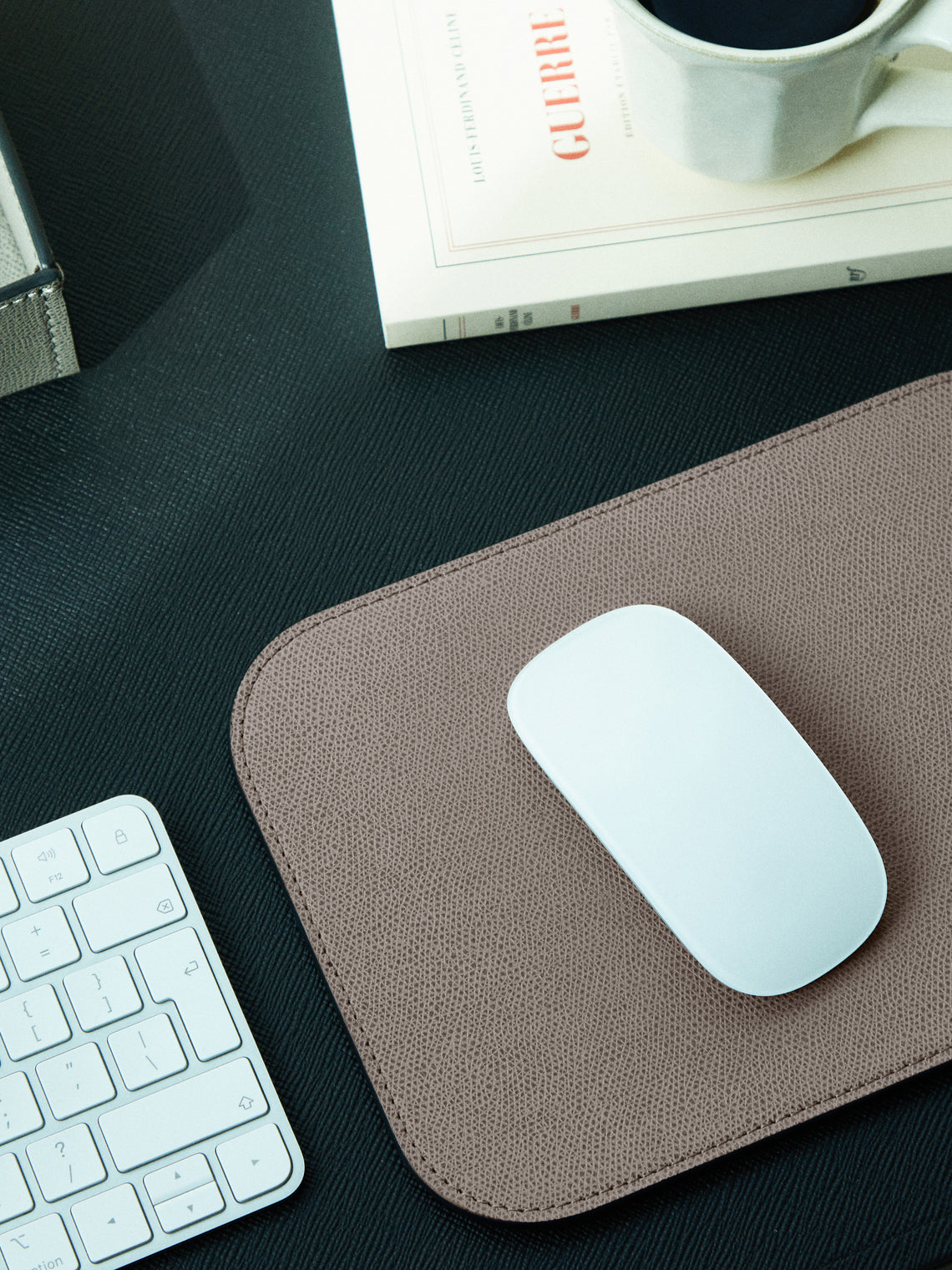Giobagnara - Polo Leather Mouse Pad - Gray - ABASK