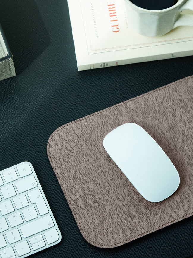 Giobagnara - Polo Leather Mouse Pad - Gray - ABASK