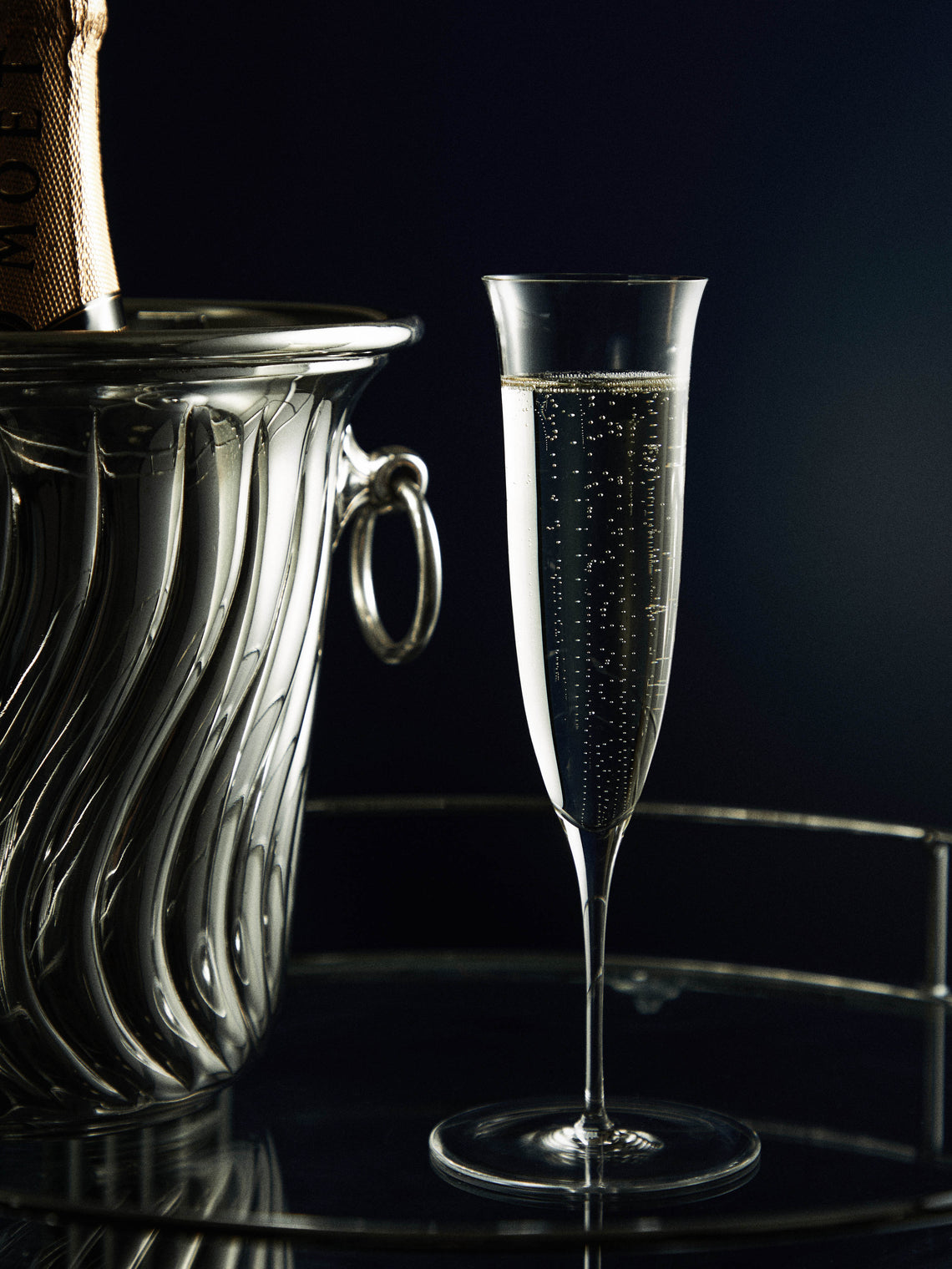 Lobmeyr - Patrician Hand-Blown Crystal Champagne Flute (Set of 2) - Clear - ABASK