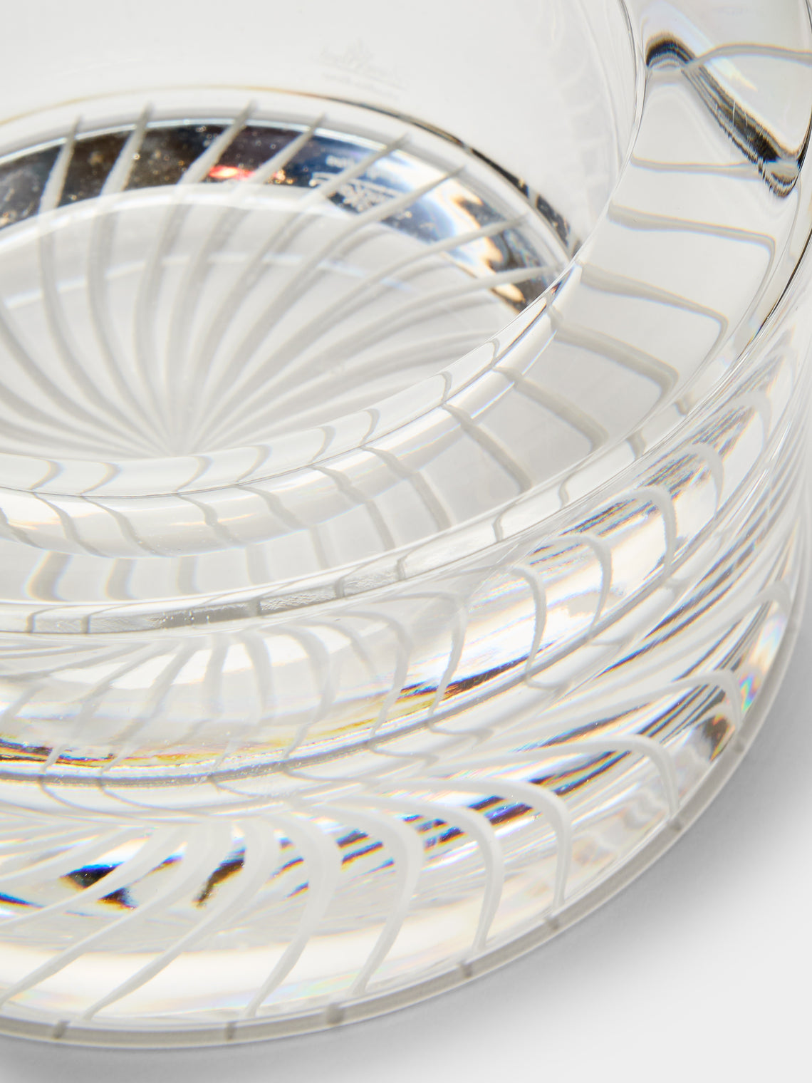 Antique and Vintage - Mid-Century Crystal Ashtray - Clear - ABASK