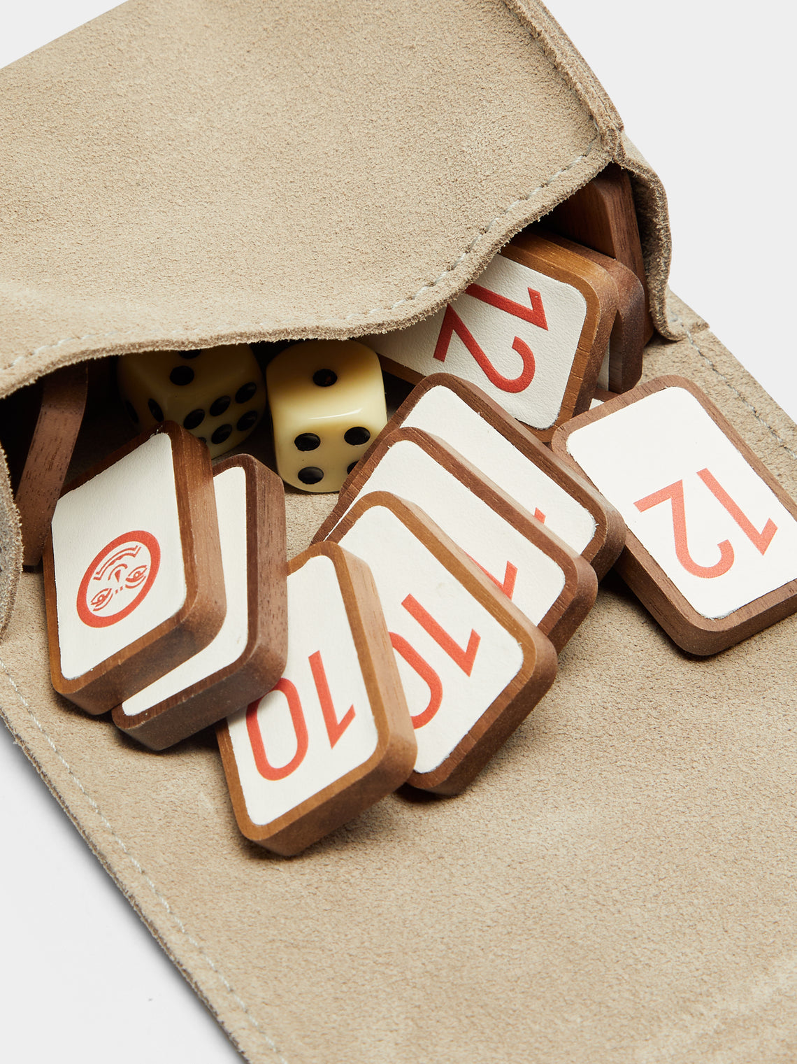 Giobagnara - Leather Rummikub Set - Navy - ABASK