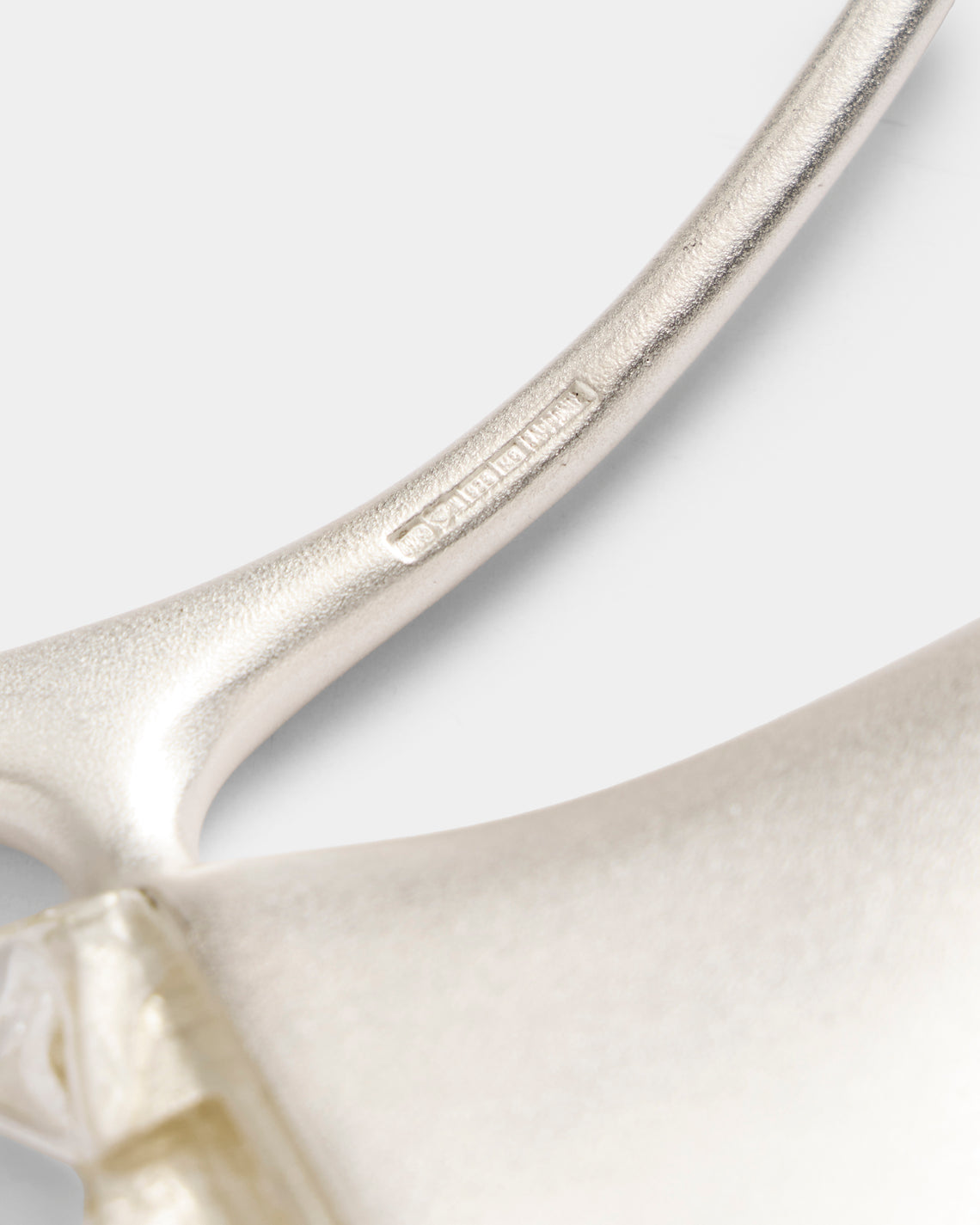 Mahnaz Collection - Women's Vintage 1960 Björn Weckström for Lapponia Finnish Silver and Resin Collar - Silver - ABASK