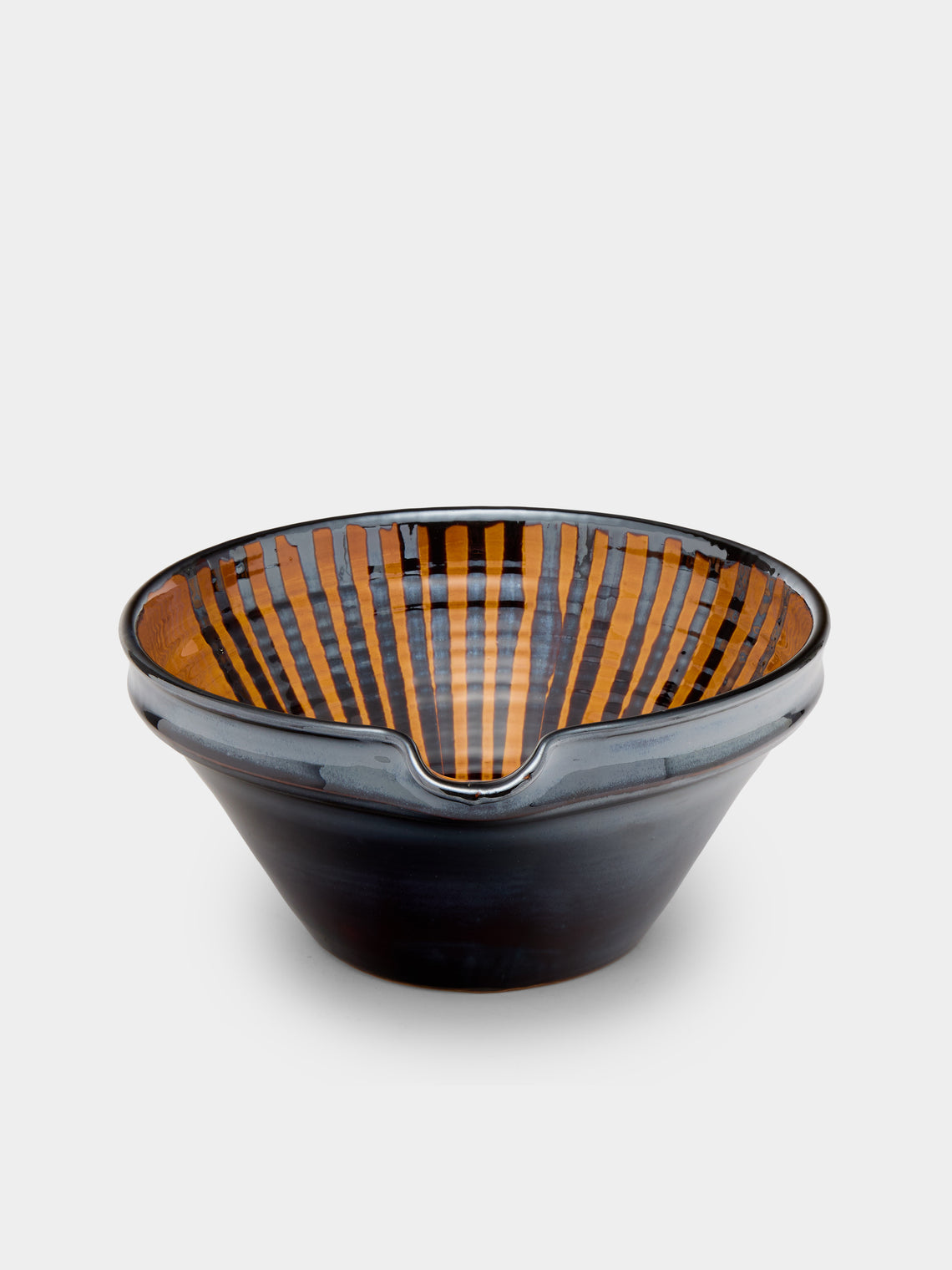 Poterie de Cliousclat - Hand-Marbled Slipware Mixing Bowl - Yellow - ABASK