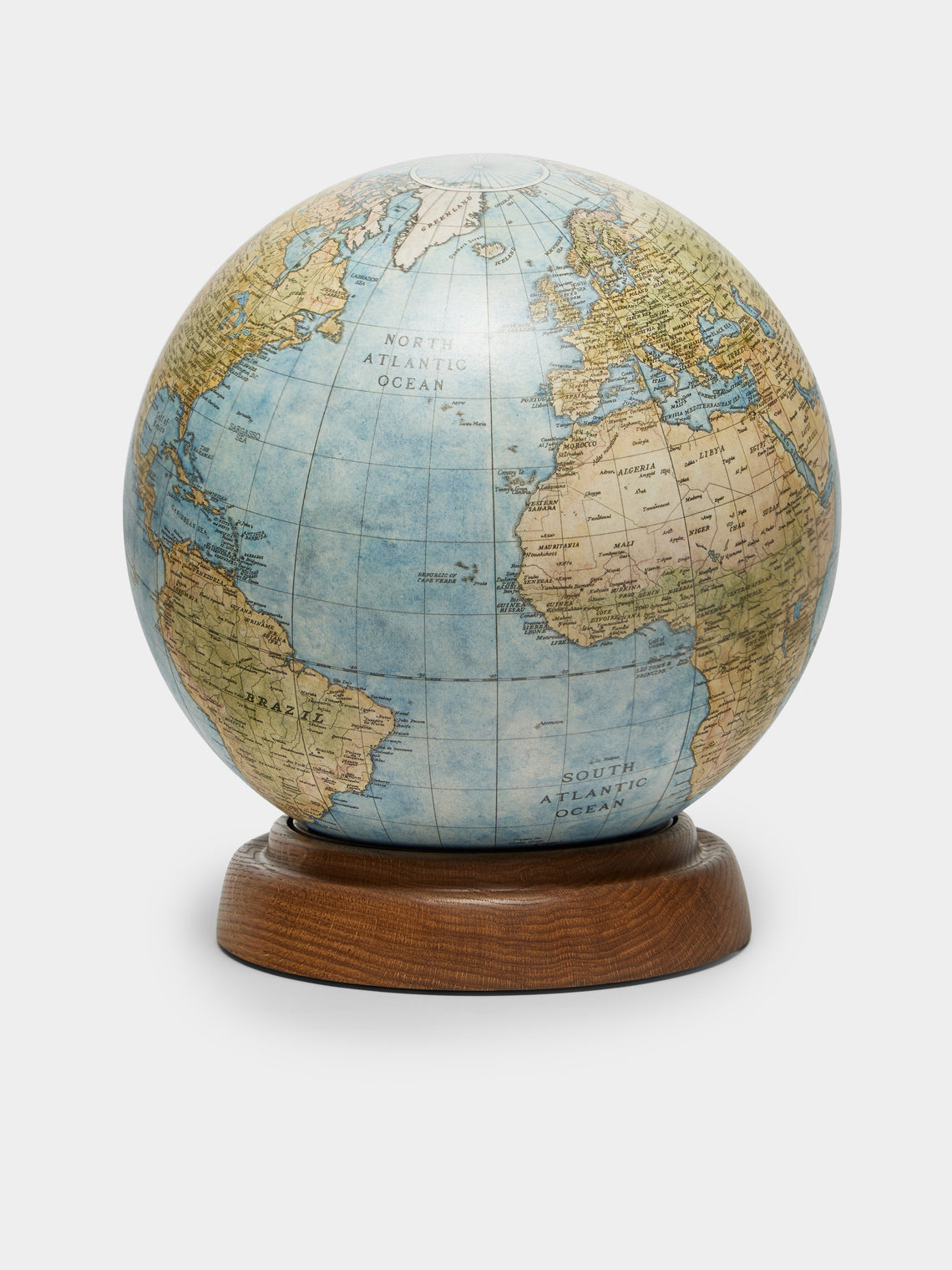 Leonardo Frigo - The Venier Hand-Printed Globe (13.5in/35cm) - Blue - ABASK - 