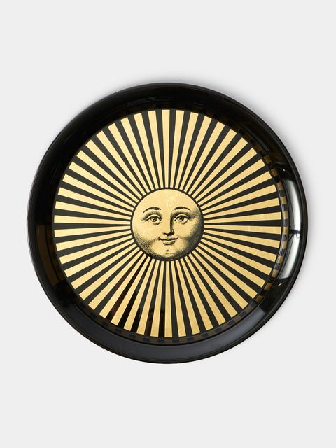 Fornasetti - Sole Raggiante Iron Tray (23.5in/60cm) - Multiple - ABASK - 