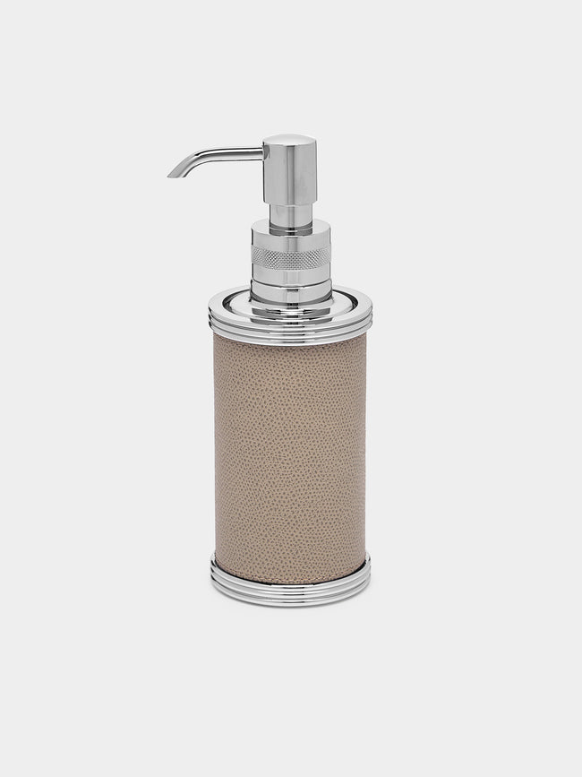 Giobagnara - Amalfi Leather Soap Dispenser - Taupe - ABASK - 