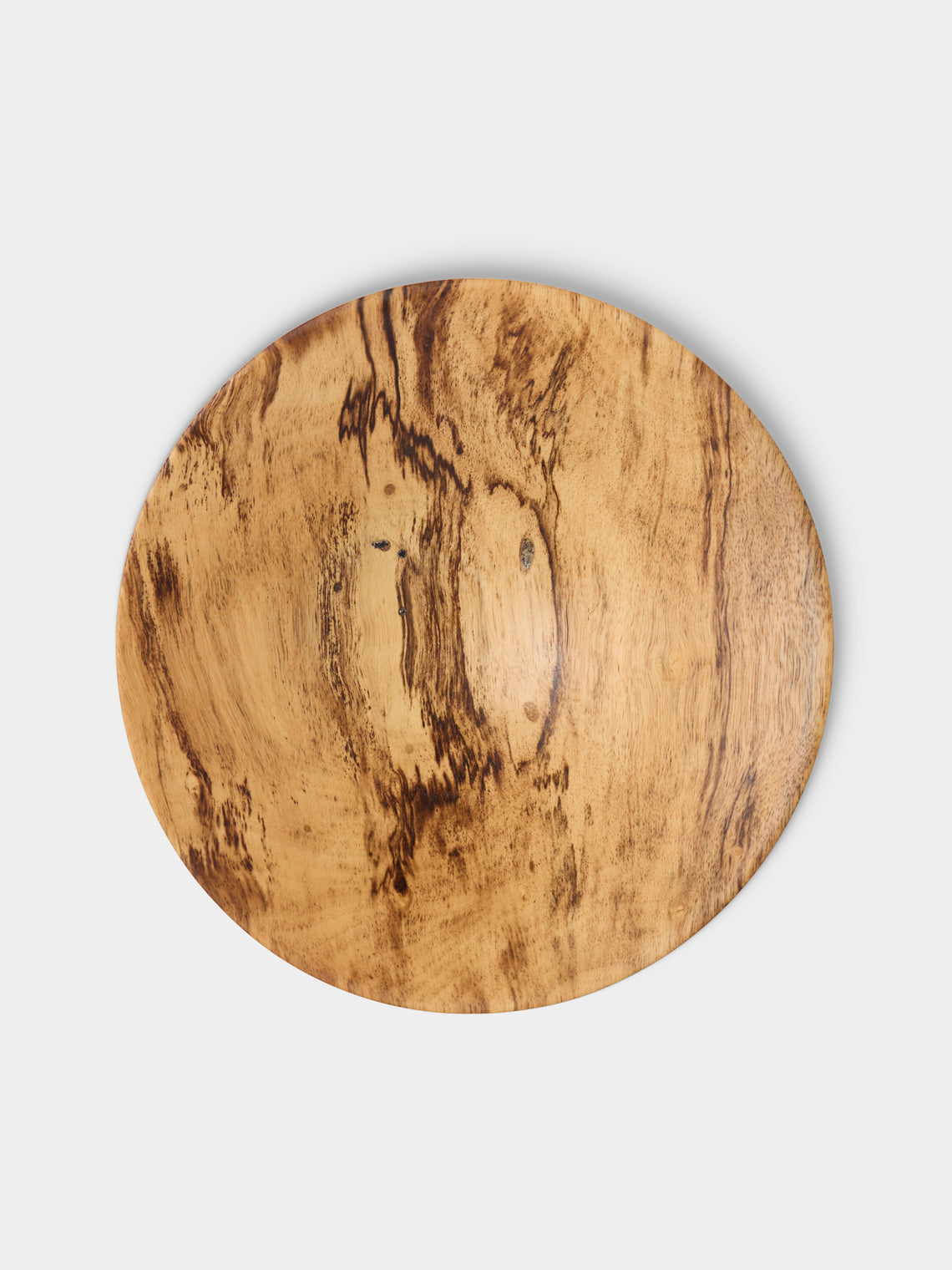 Thursday Furniture - Hand-Turned Black Persimmon Footed Bowl - Natural - ABASK