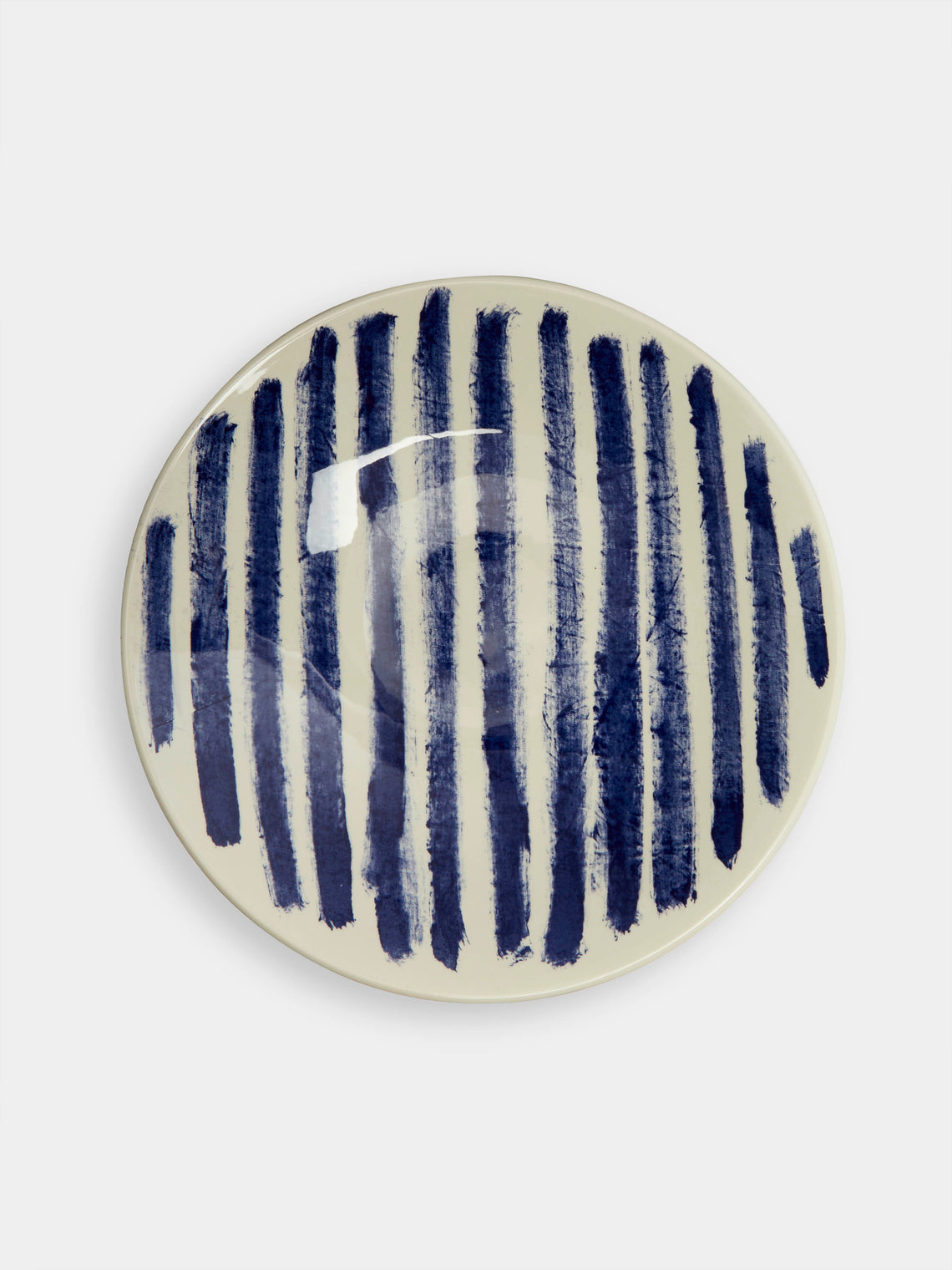 1882 Ltd. - Indigo Rain Ceramic Serving Platter - Blue - ABASK