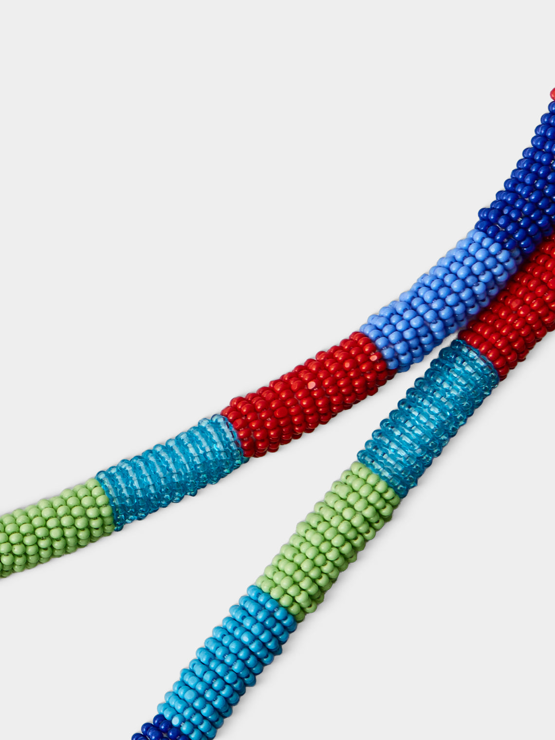 Mahnaz Collection - Antique Venetian Glass Beaded Necklace - Multiple - ABASK