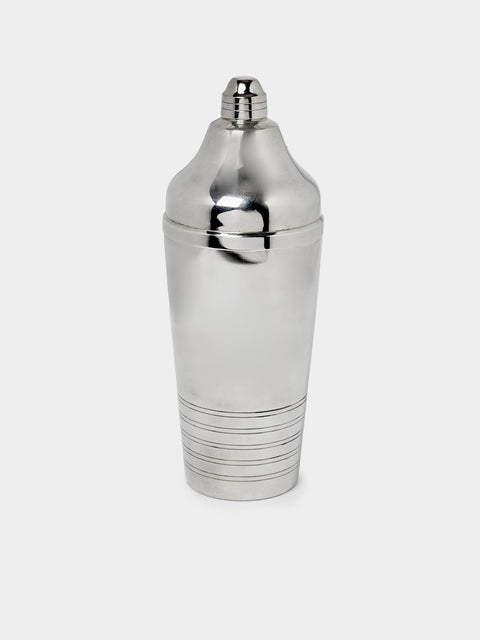 Antique and Vintage - Mid-Century Silver-Plated Cocktail Shaker - Silver - ABASK - 