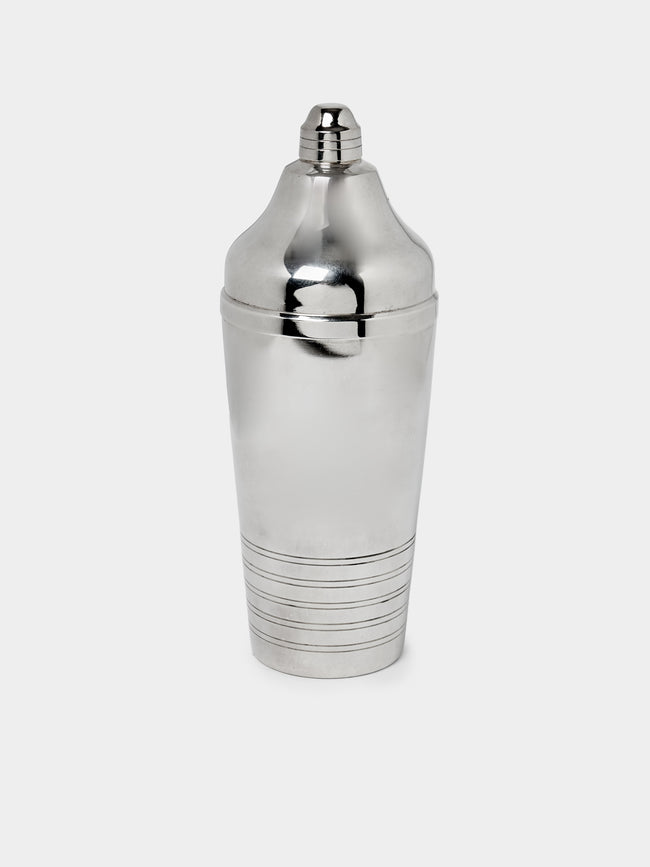 Antique and Vintage - Mid-Century Silver-Plated Cocktail Shaker - Silver - ABASK - 