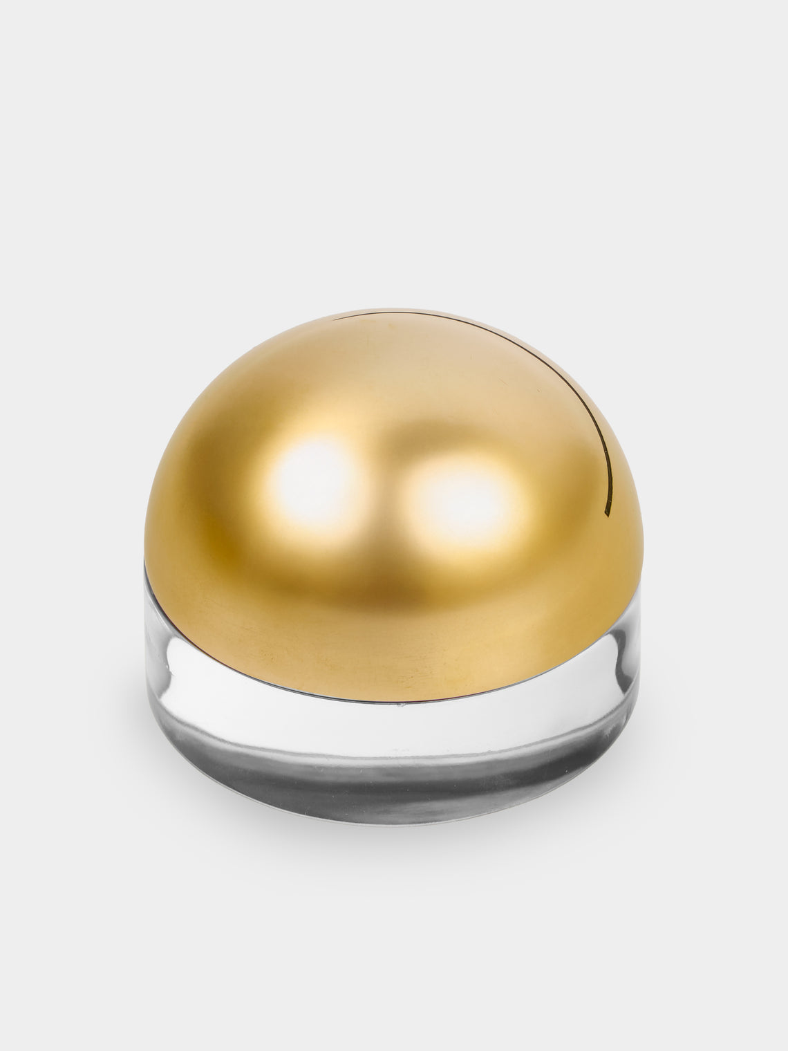AnObjct - Sfera Sun Brass Medium Lidded Bowl - Gold - ABASK