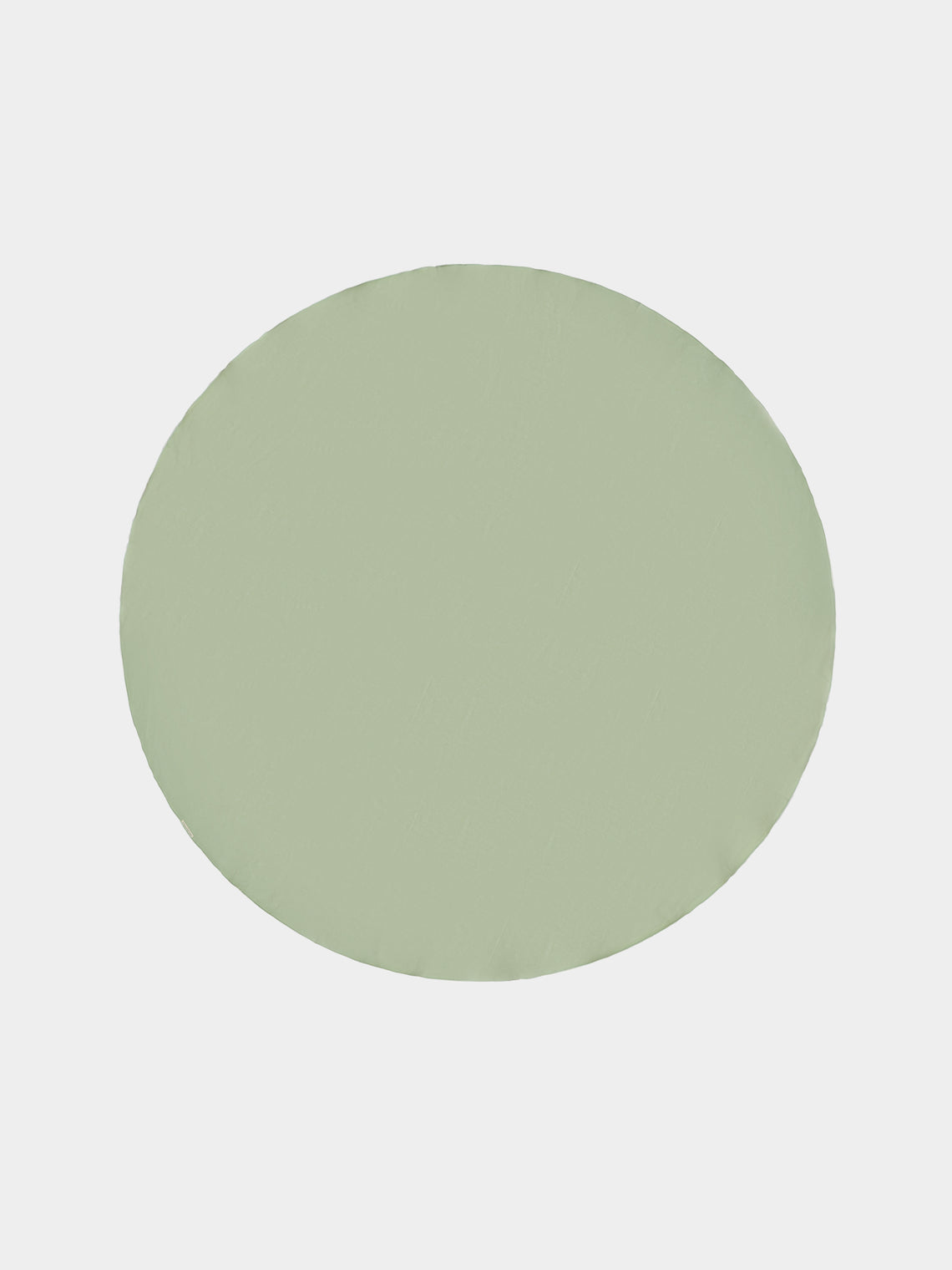 Borgo delle Tovaglie - Filo Linen Round Tablecloth (86.5in/2.2m) - Green - ABASK - 
