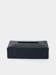 Giobagnara - Ready Leather Tissue Box - Navy - ABASK - 