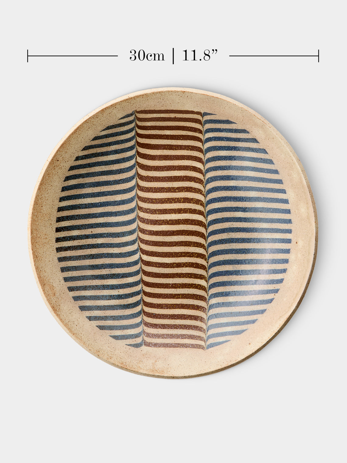 Makidani-gama - Nerikomi Ceramic Serving Dishes – 12in/30cm (Set of 2) - Multiple - ABASK