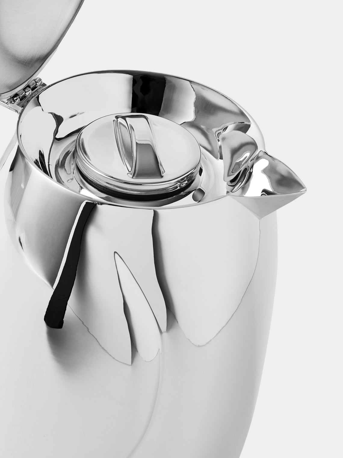 Greggio - Penguin Silver-Plated Thermos Carafe - Silver - ABASK