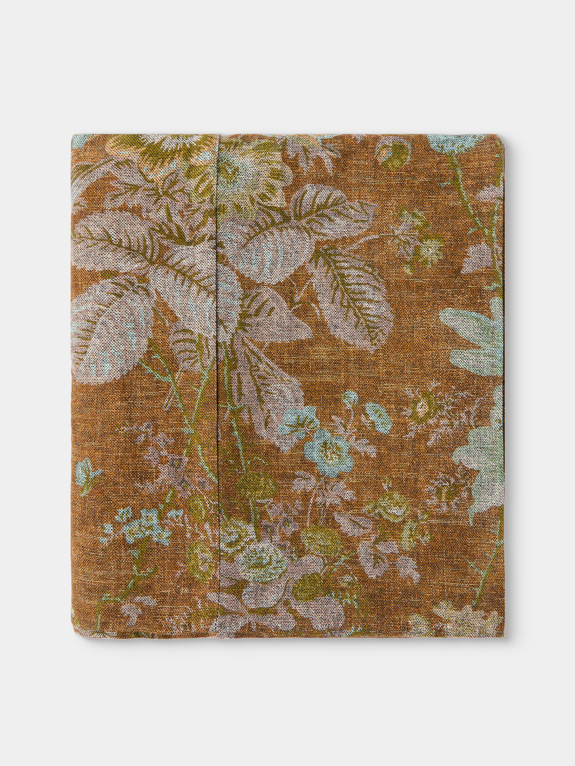 D'Ascoli - Seville Printed Linen Rectangular Tablecloth (110in/2.8m) - Multiple - ABASK - 