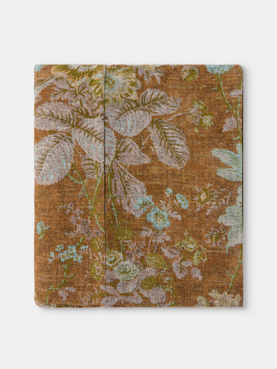 D'Ascoli - Seville Printed Linen Rectangular Tablecloth (110in/2.8m) - Multiple - ABASK - 