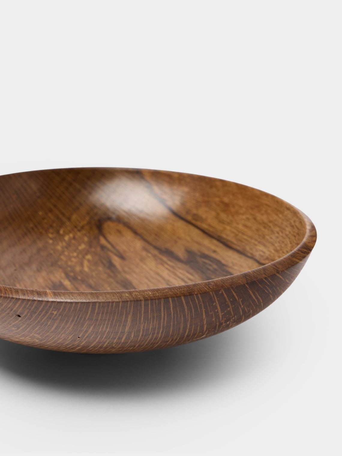Thursday Furniture - Hand-Turned Oak Bowl - Brown - ABASK