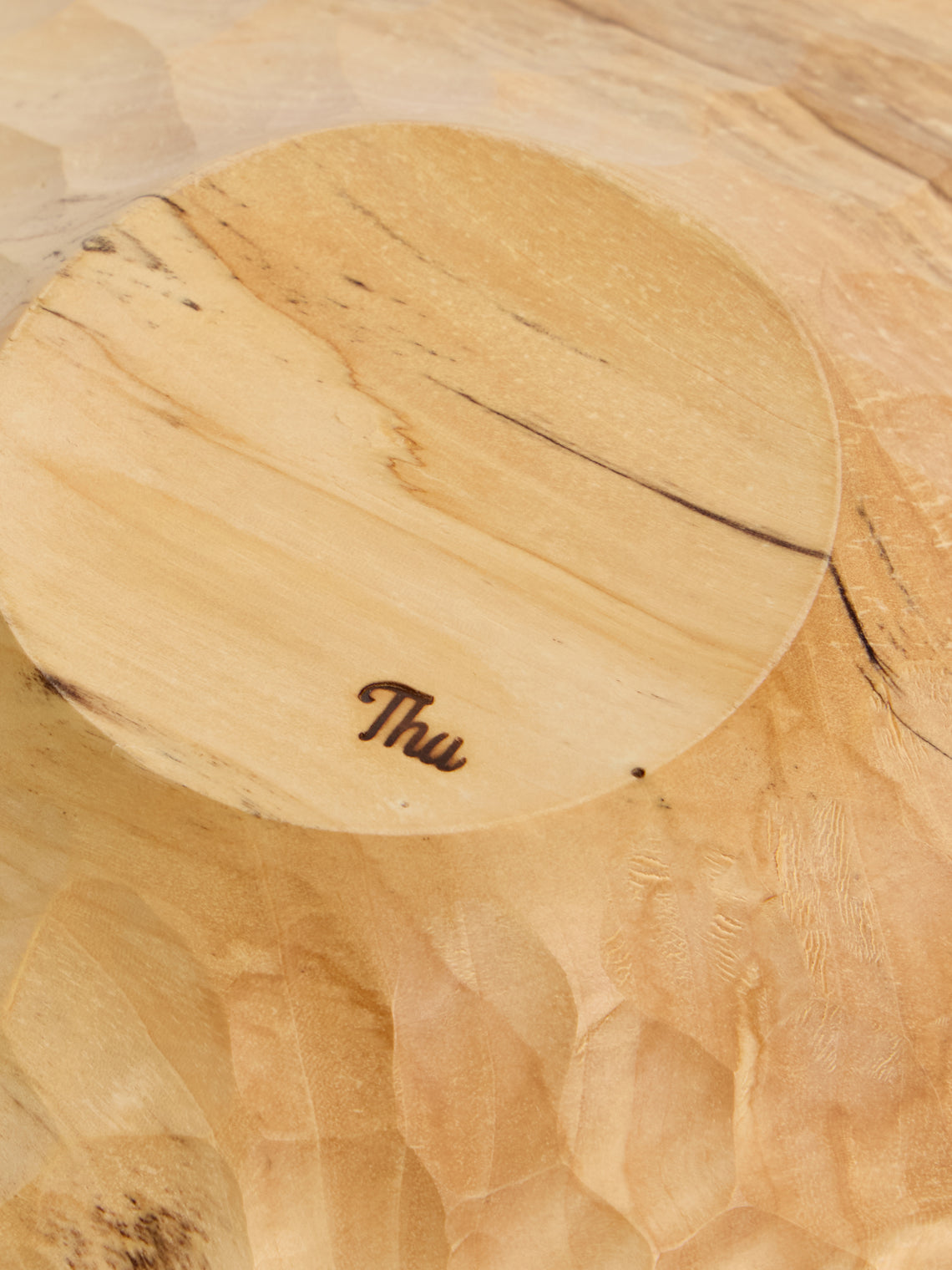 Thursday Furniture - Hand-Turned Japanese Horse Chestnut Footed Bowl - Natural - ABASK