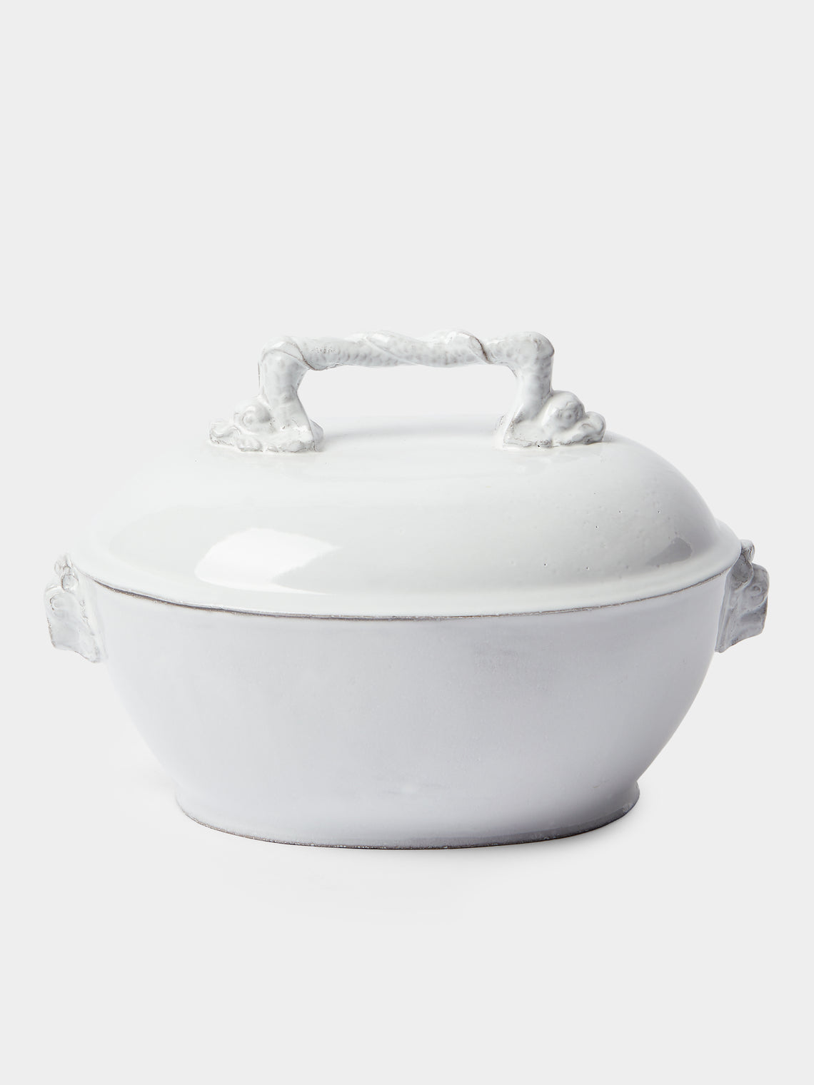 Astier de Villatte - Dragon Hand-Glazed Ceramic Lidded Soup Dish - White - ABASK - 