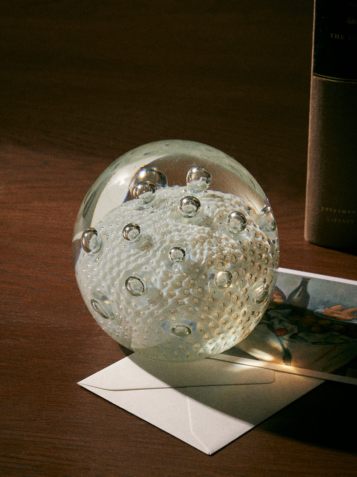 Antique and Vintage - 1950s Barovier & Toso Murano Glass Paperweight - Clear - ABASK