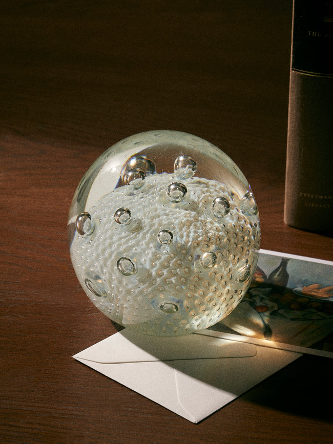 Antique and Vintage - 1950s Barovier & Toso Murano Glass Paperweight - Clear - ABASK