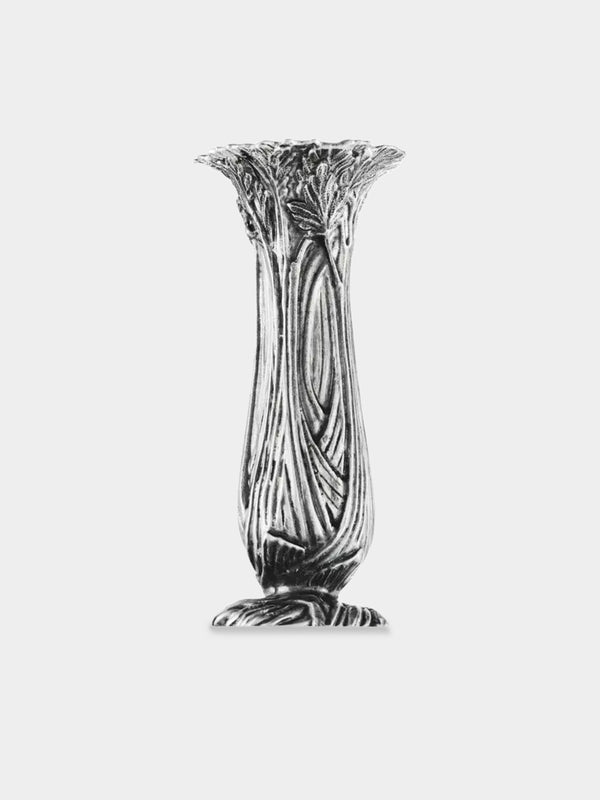 Christofle - Celery Silver-Plated Vase (4in/10.5cm) - Silver - ABASK - 