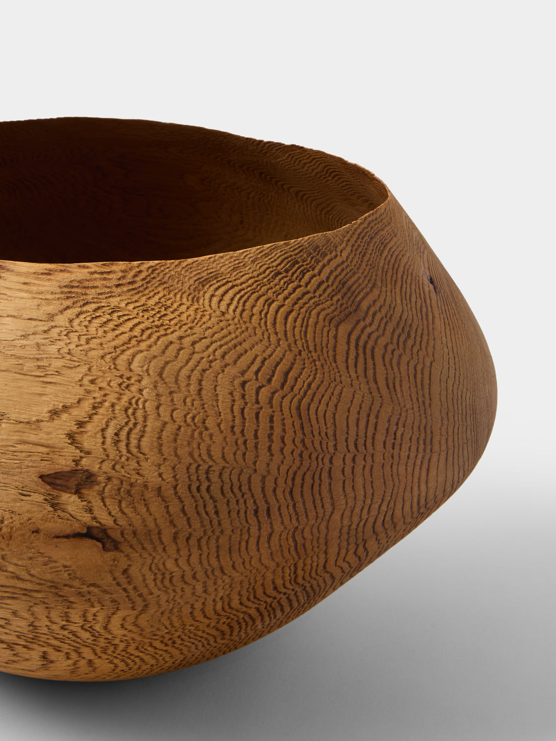Friedemann Buehler - Hand-Turned Oak Bowl - Brown - ABASK