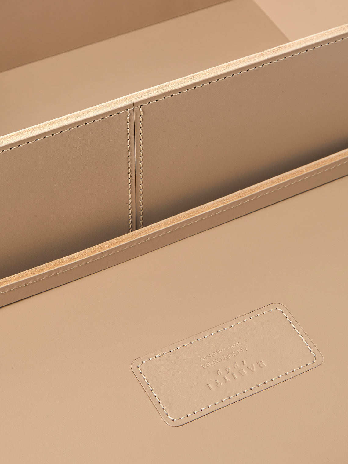Rabitti 1969 - Inverno Leather Large Box - Cream - ABASK