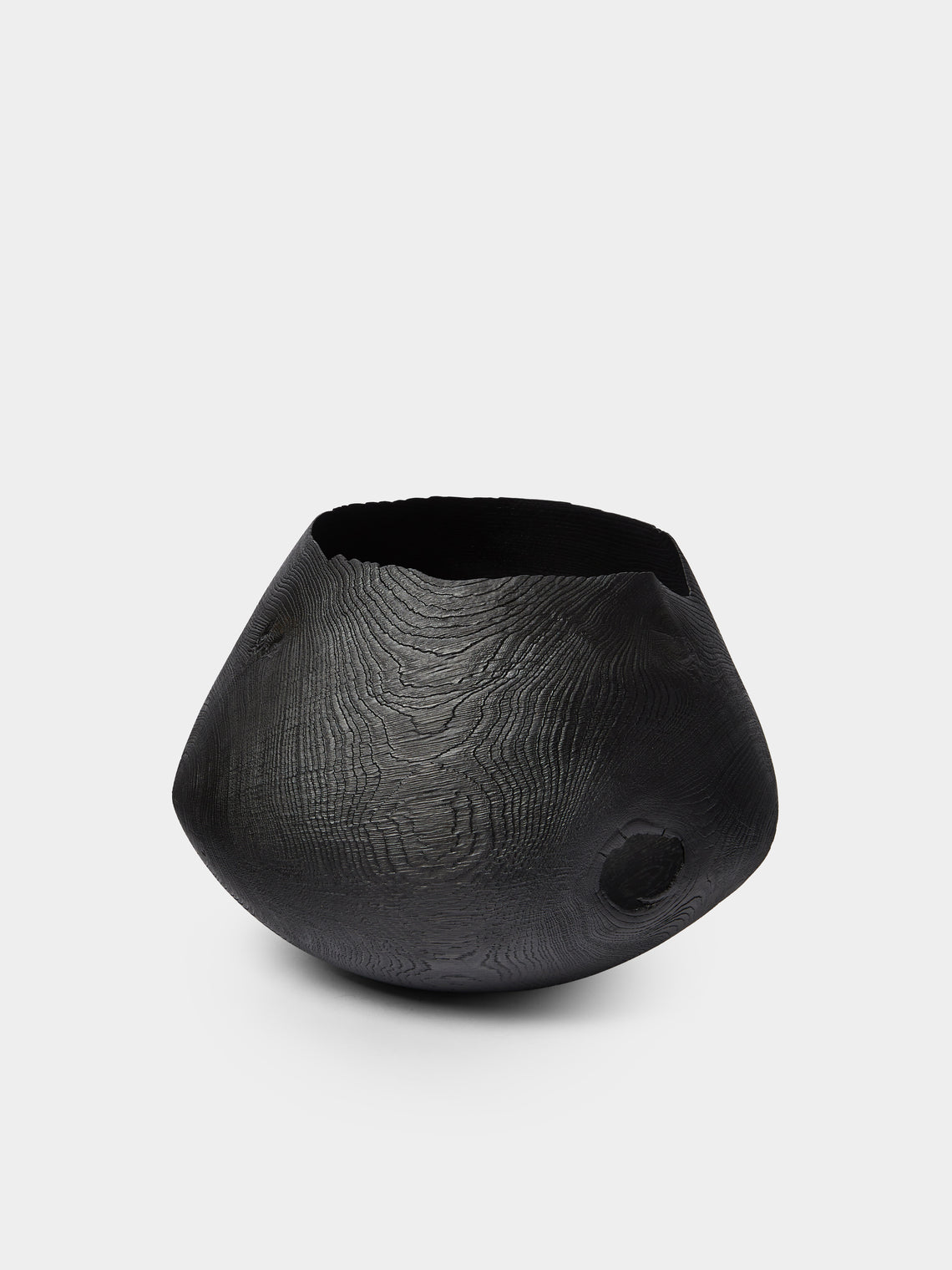Friedemann Buehler - Hand-Turned Blackened Oak Bowl - Black - ABASK - 