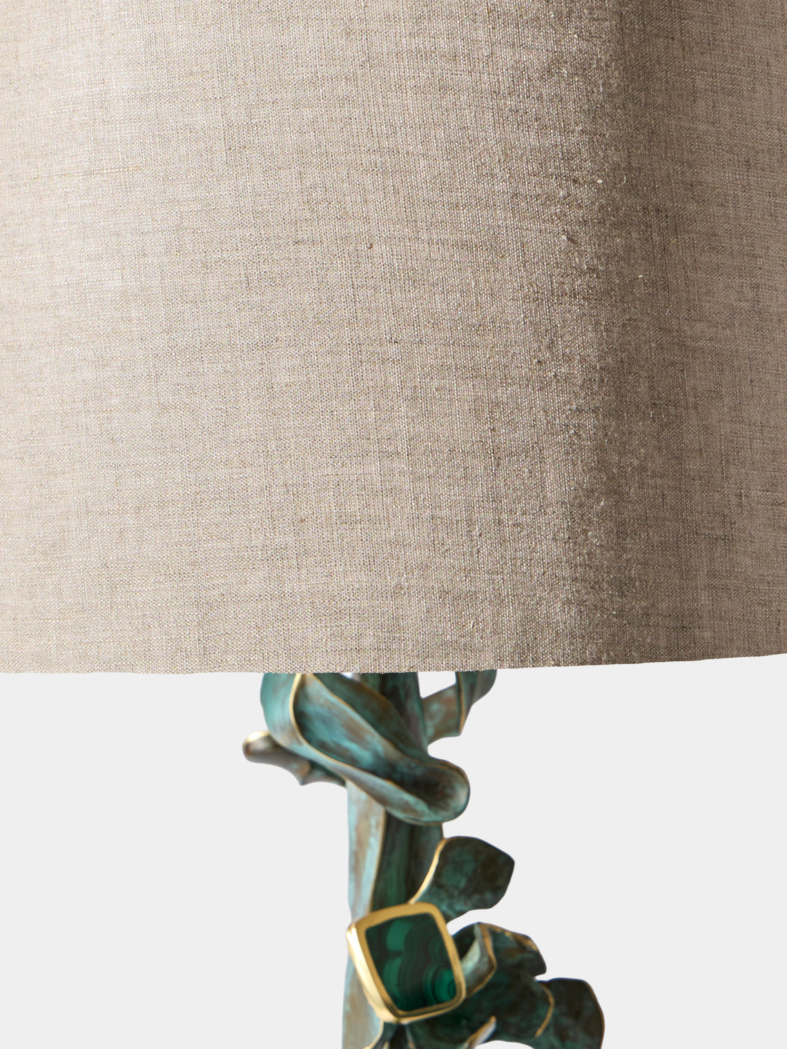 Viya - Glory Lily Brass Table Lamp - Brass - ABASK