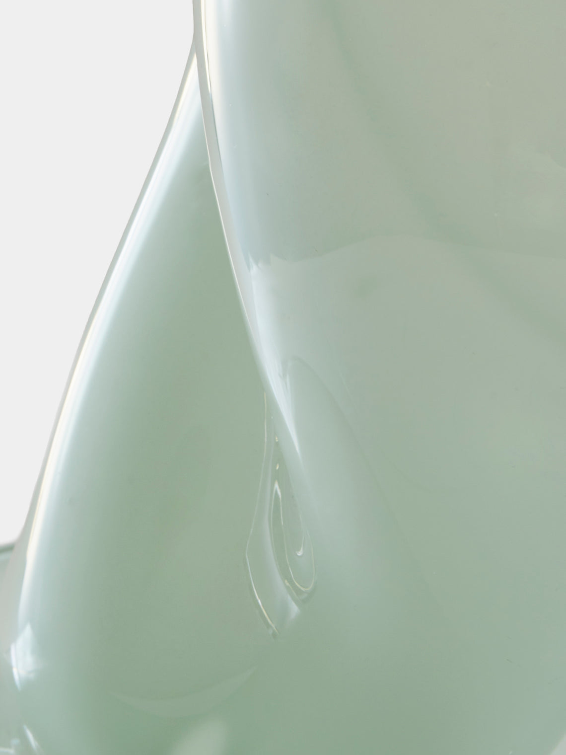 Oog Objects - 9 Hand-Blown Glass Vase (10in/26cm) - Green - ABASK