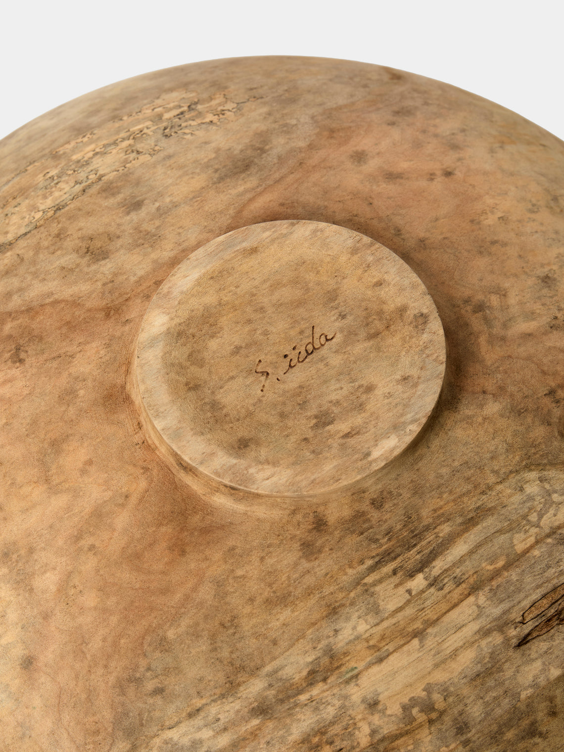 Iida Woodturning - Hand-Turned Dogwood Earth-Finish Bowl - Brown - ABASK