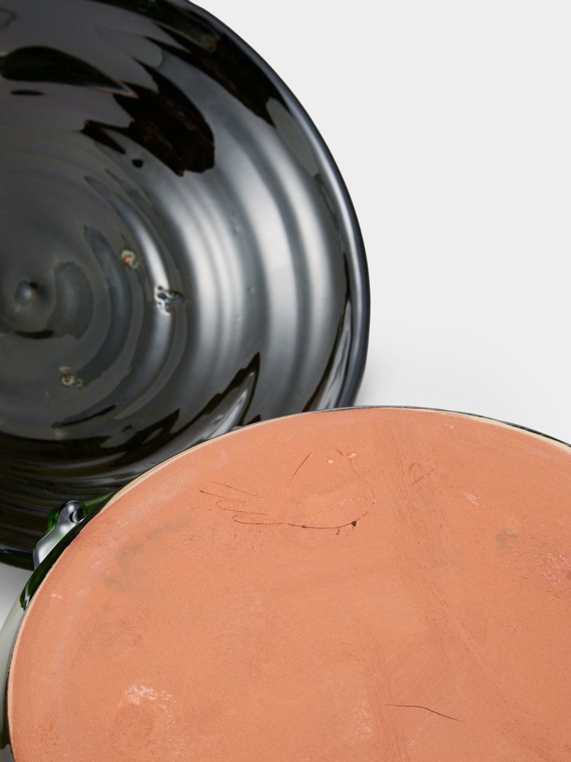 Poterie de Cliousclat - Slipware Lidded Pot - Green - ABASK