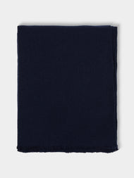 Denis Colomb - Cashmere Travel Blanket (78.5in/2m) - Navy - ABASK - 
