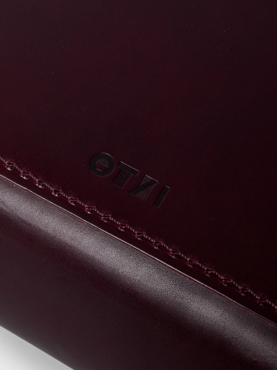Otzi Studio - Assembly Leather Valet Tray (10in/26cm) - Burgundy - ABASK