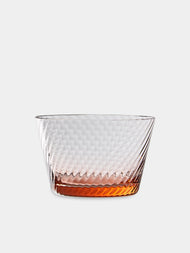 Mun Deluxe Brand Venezia - Torsé Hand-Blown Glass Dessert Bowls (Set of 6) - Pink - ABASK- 