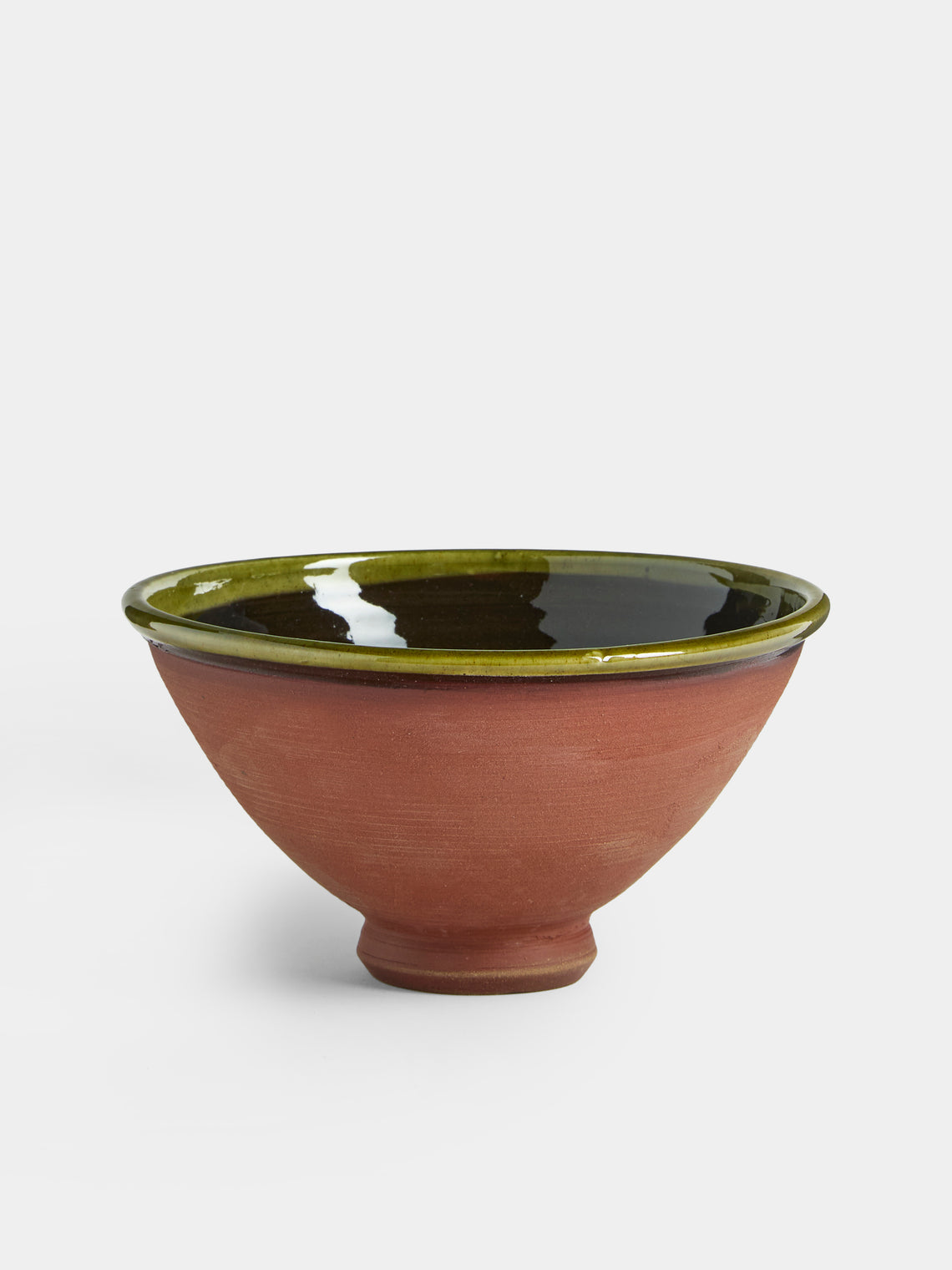 Neville Tatham - Slipware Ribbed Bowls (Set of 4) - Brown - ABASK