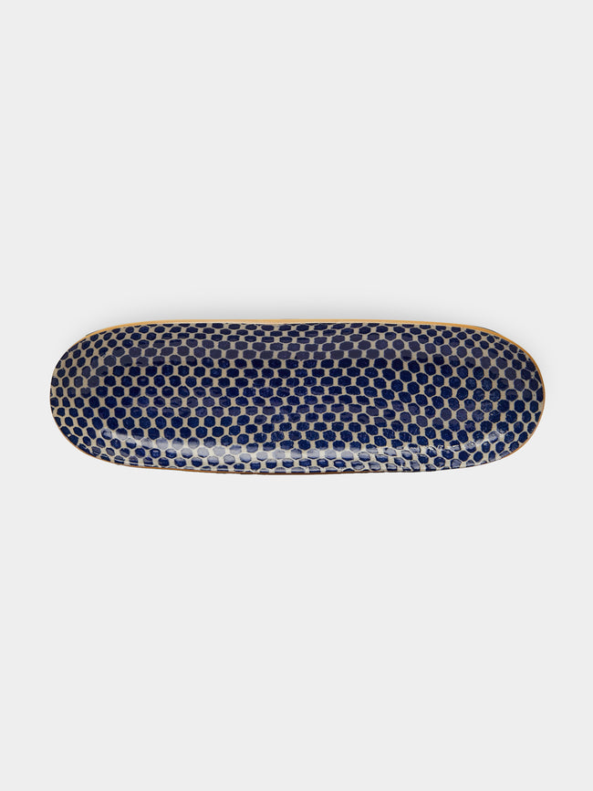 Terrafirma Ceramics - Large Canape Platter - Blue - ABASK - 