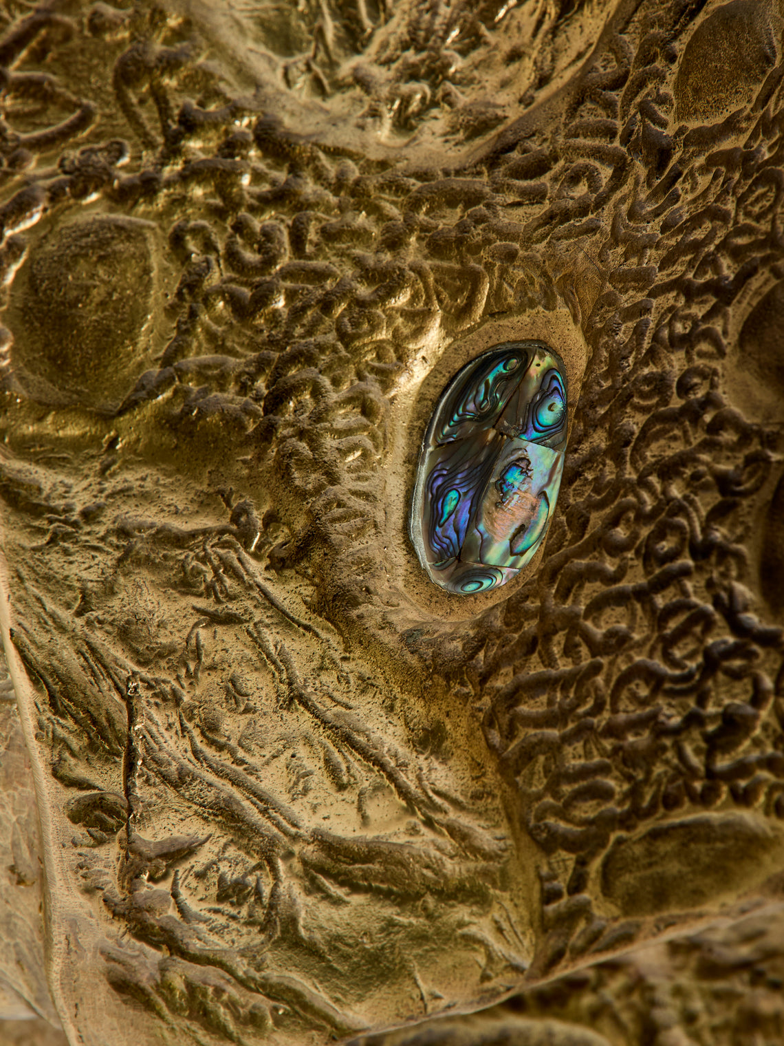 Viya - Tutti Frutti Brass Champagne Bucket - Gold - ABASK