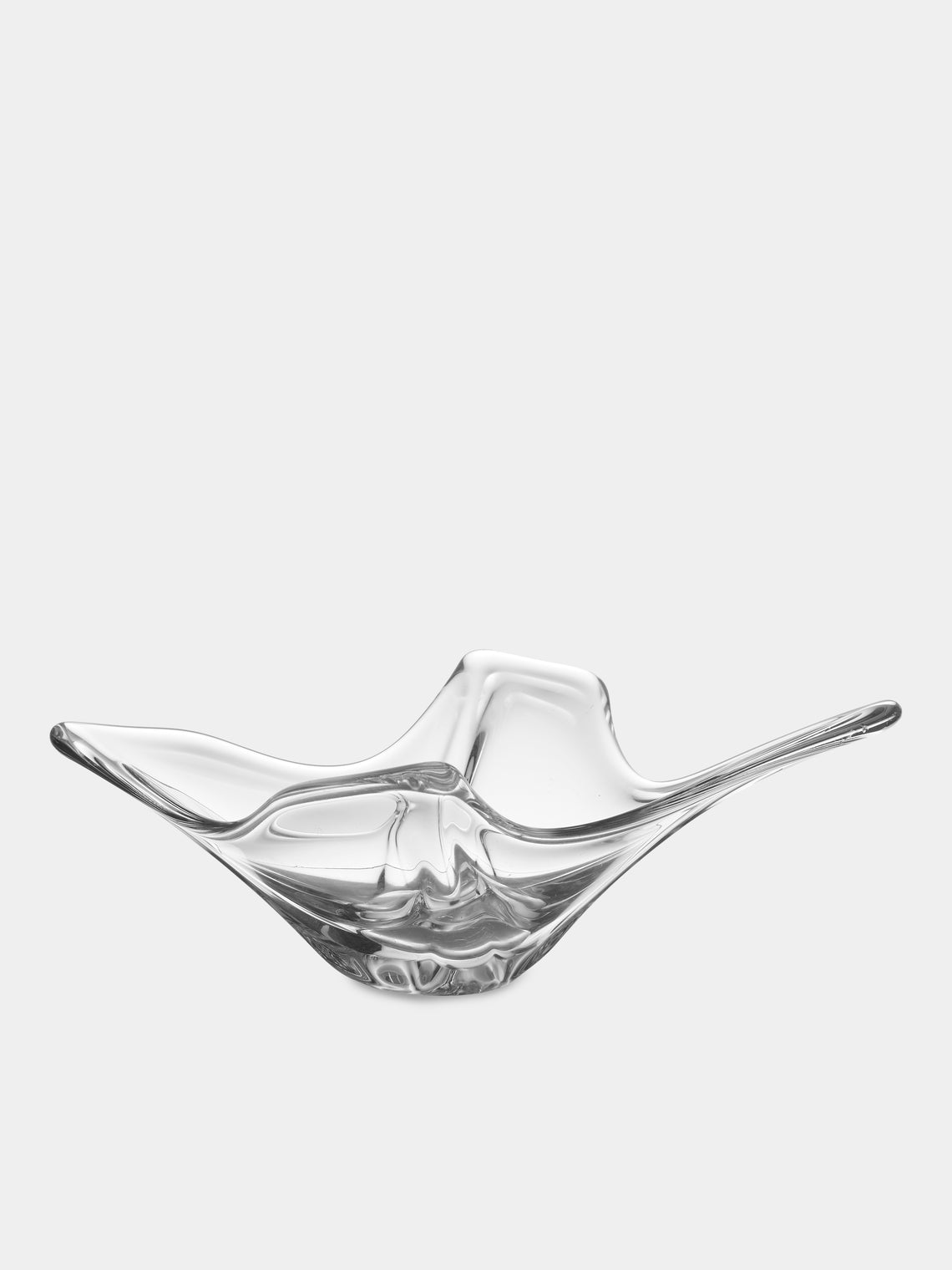 Antique and Vintage - Early-20th-Century Daum Crystal Bowl - Clear - ABASK - 